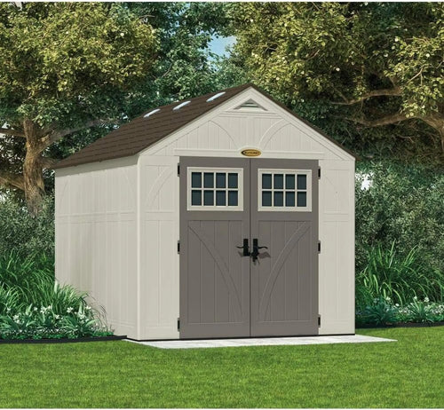Suncast Tremont 8 ft. W x 7 ft. D Resin Storage Shed